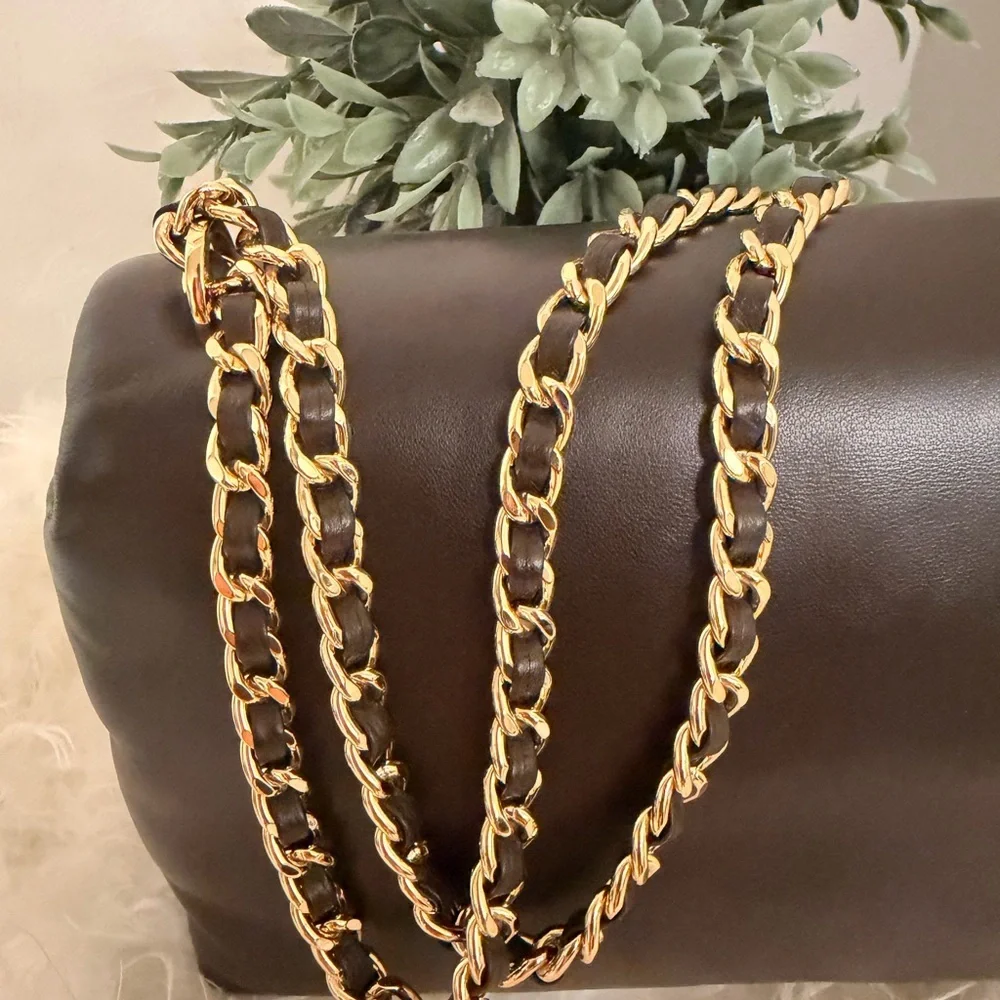 Tory Burch Britten Puffy Leather Adjustable Small Shoulder Bag